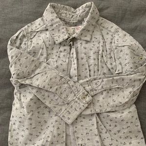 Zara Kids Zara Baby Floral Shirt, Boy’s Sz 18-24